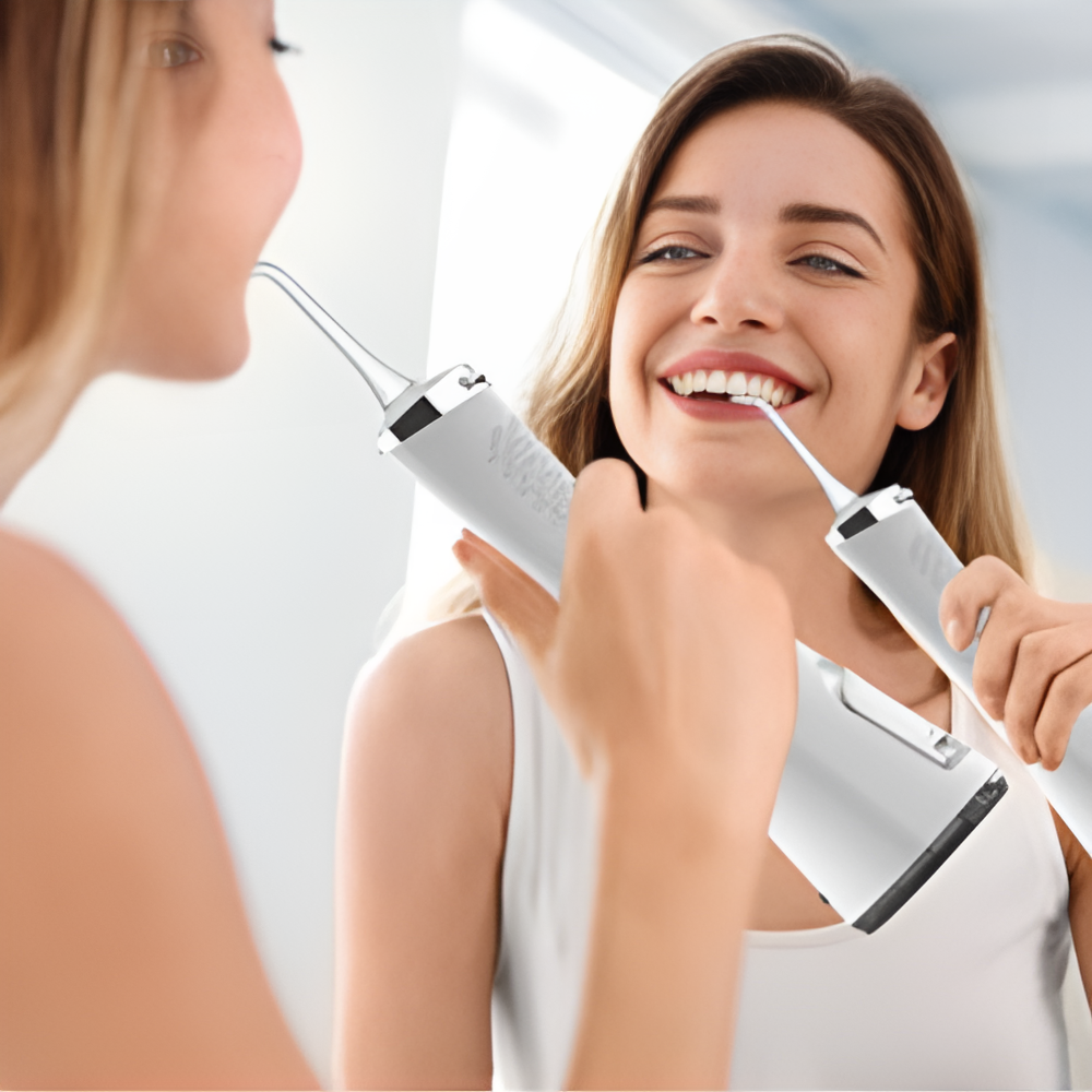 מכשיר שטיפה אלחוטי לניקוי שיניים עמוק